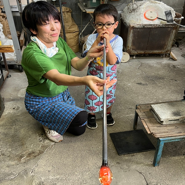 愛知/バルト工房/2名様 吹きガラス体験