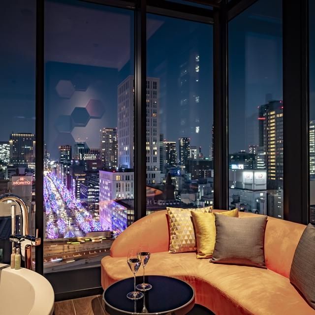 大阪/大阪エクセルホテル東急/ROOM MINAMIビューバスツイン/ペア1泊朝食付