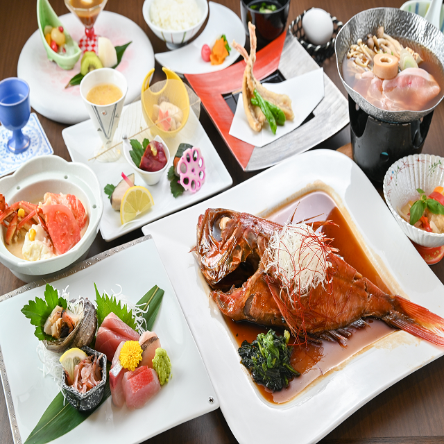 静岡/絶景温泉と魚介満腹の宿 稲取東海ホテル湯苑/ペア1泊2食付