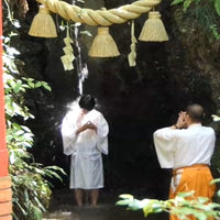 静岡/医王山薬王院油山寺/ペア滝行と写経体験