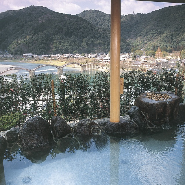 山口/錦帯橋温泉 岩国国際観光ホテル/【木～火曜日限定】2名様 日帰り入浴≪昼食付≫