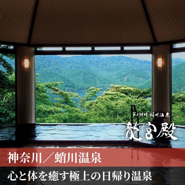 神奈川/絶景日帰り温泉 龍宮殿本館/【平日限定】2名様 日帰り入浴