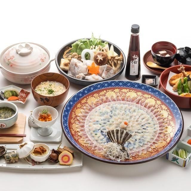 山口/割烹旅館 寿美礼/2名様ディナープラン≪天然とらふぐのフルコース・ドリンク1杯付≫