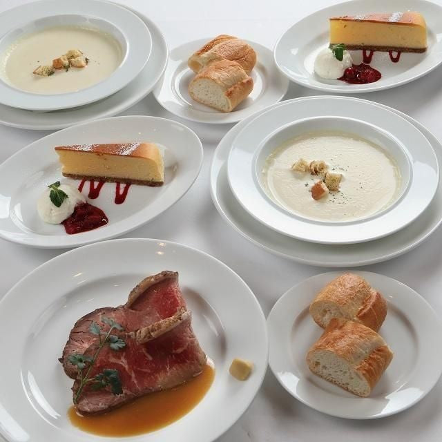 京都/ベンジャミンステーキハウス 京都店/2名様ランチプラン≪PRIME ROASTED BEEF COURSE≫