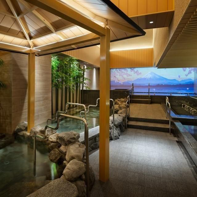 大阪/うめきた温泉 蓮 Wellbeing Park/日帰り入浴≪ベーシックプラン4回券≫