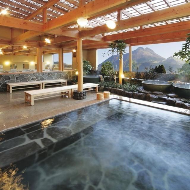 大分/ゆふいん山水館/2名様 日帰り入浴≪食事なし≫