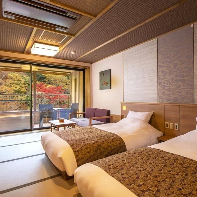 栃木/塩の湯温泉 蓮月（共立リゾート）/ペア1泊2食付